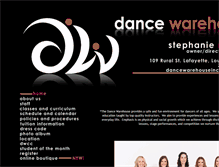 Tablet Screenshot of dancewarehouseinc.com